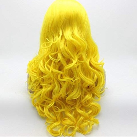 Bobbi  26” LEMON ? YELLOW Lace Front Wig *NWT*?